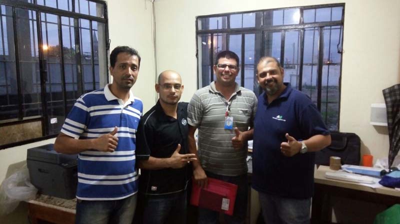 Diretoria do Sindtrab com gerentes da ASB