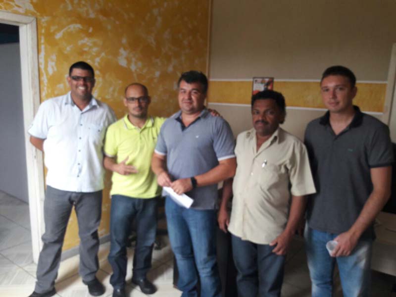 Gransol Sr. Valter, reatando contrato com o Sindtrab