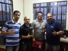 Diretoria do Sindtrab com gerentes da ASB